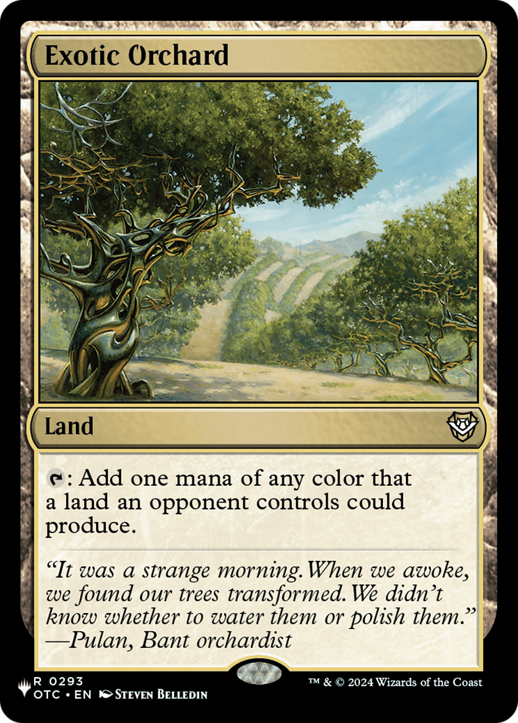 Exotic Orchard (OTC) (LIST-293) - The List