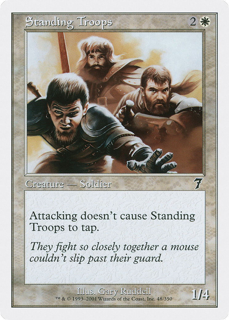 Standing Troops (7ED-048) - 7th Edition