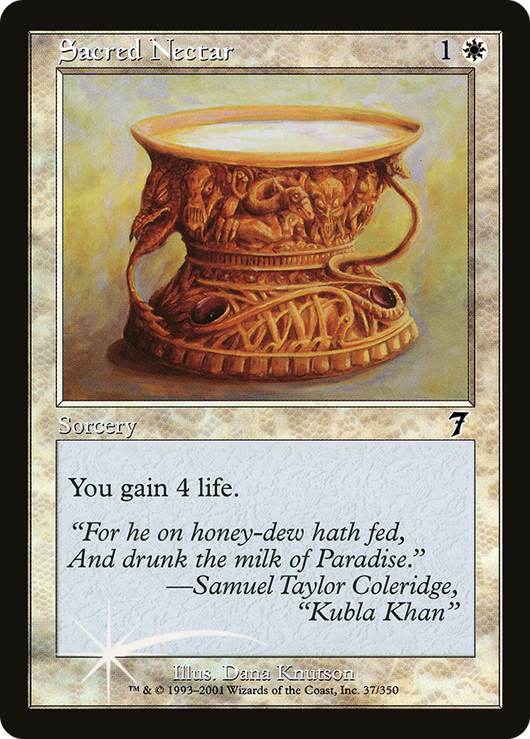 Sacred Nectar (7ED-37★) - 7th Edition