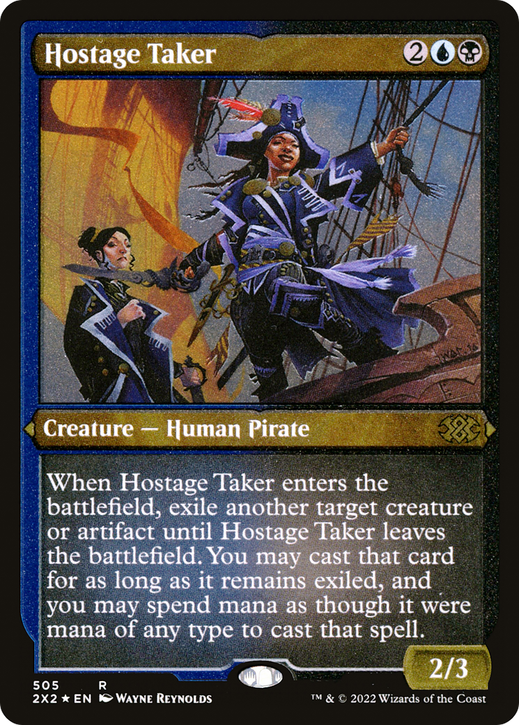 Hostage Taker (Foil Etched) (2X2-505) - Double Masters 2022 Foil