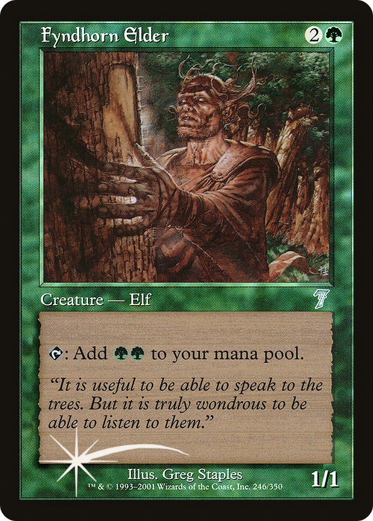 Fyndhorn Elder (7ED-246★) - 7th Edition
