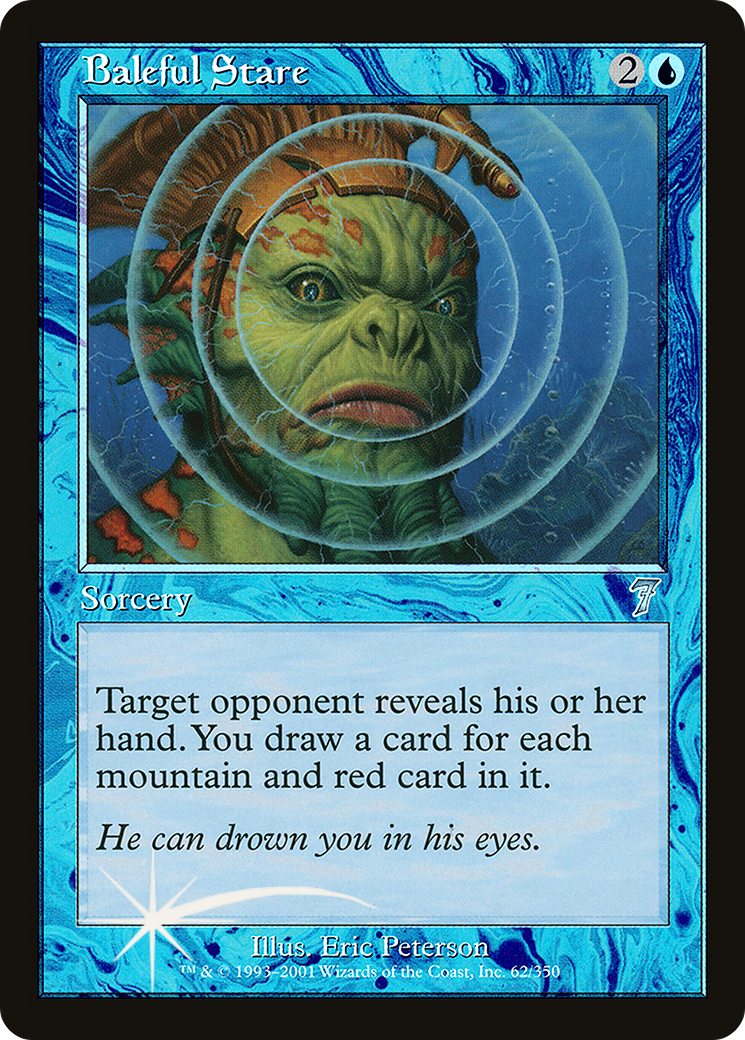 Baleful Stare (7ED-62★) - 7th Edition