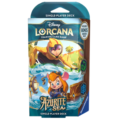 Disney Lorcana TCG: Azurite Sea Starter Deck (S6) *Sealed*