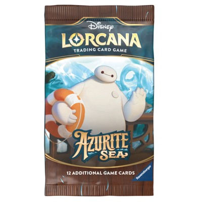 Disney Lorcana TCG: Azurite Sea Booster Pack (S6) *Sealed*