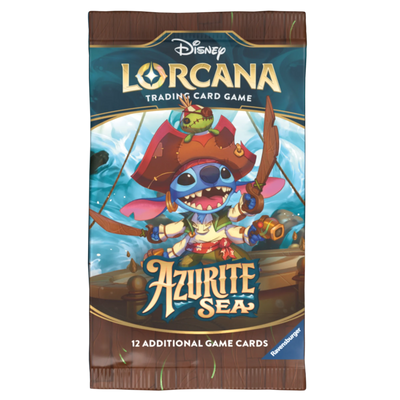 Disney Lorcana TCG: Azurite Sea Booster Pack (S6) *Sealed*