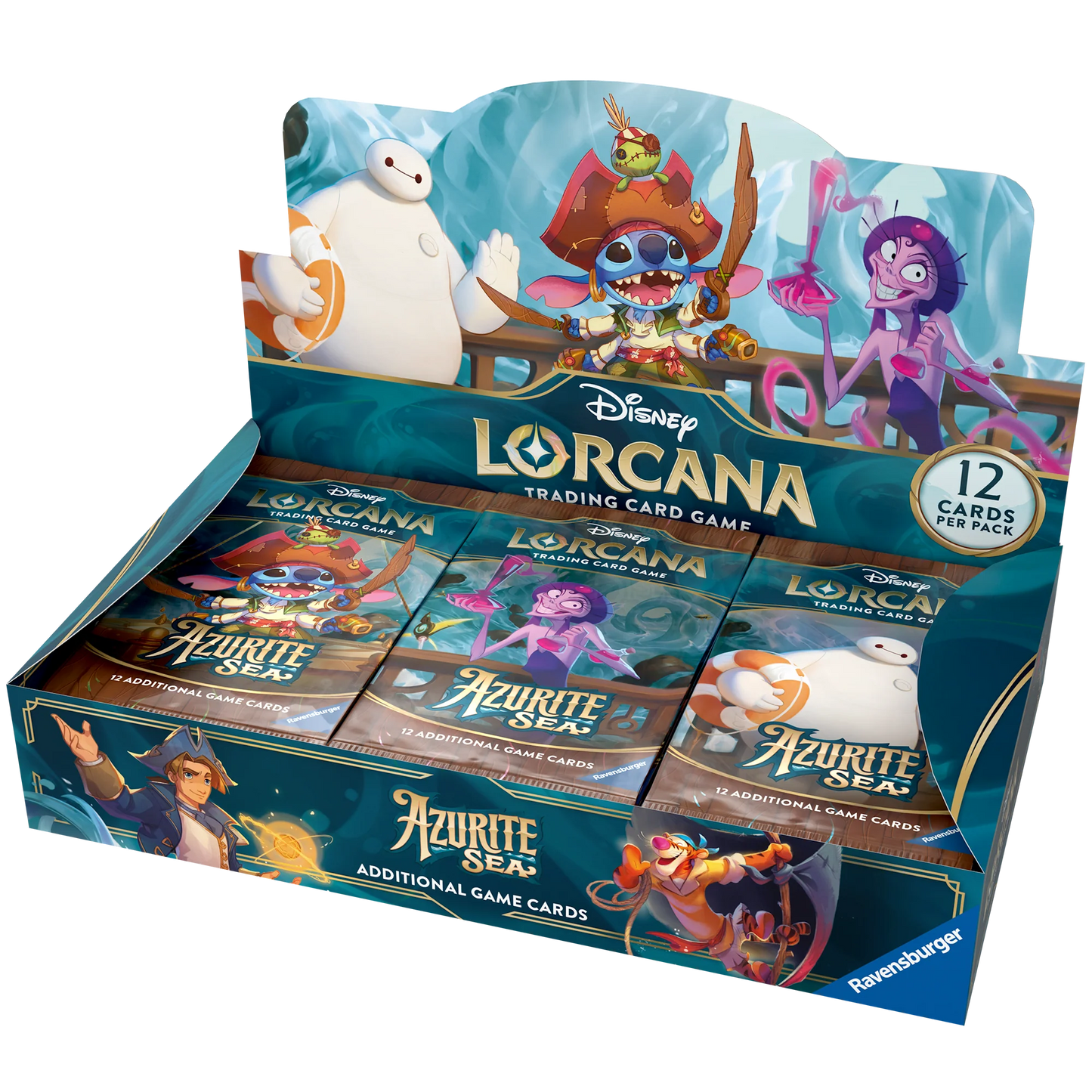 Disney Lorcana TCG: Azurite Sea Booster Box (S6) *Sealed*