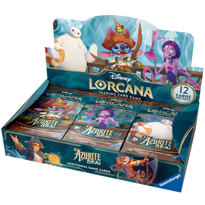 Disney Lorcana TCG: Azurite Sea Booster Box (S6) *Sealed*