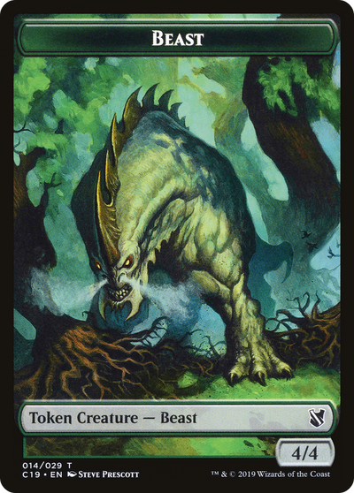 Beast (TC19-014) - Commander 2019 Tokens