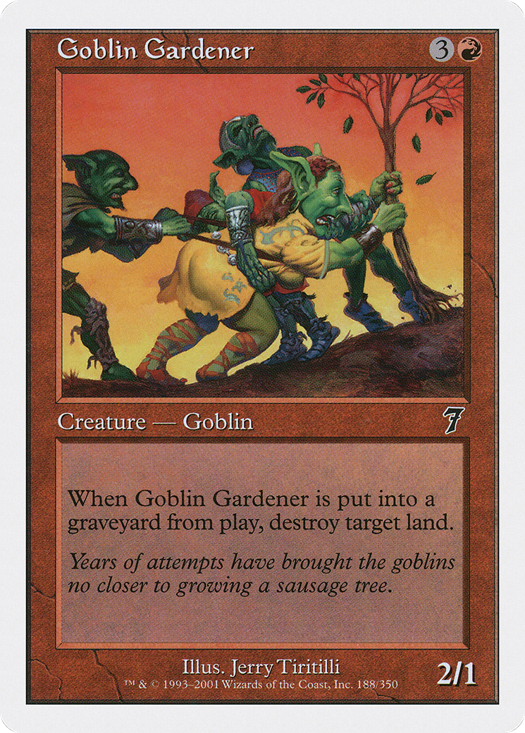 Goblin Gardener (7ED-188) - 7th Edition Foil