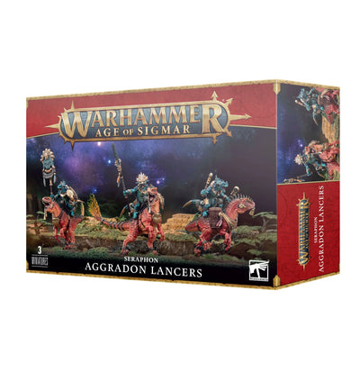 Warhammer Age of Sigmar Miniature - Seraphon - Aggradon Lancers