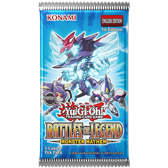 Yugioh! Booster Packs: Battles of Legend: Monster Mayhem *Sealed*
