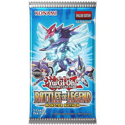 Yugioh! Booster Packs: Battles of Legend: Monster Mayhem *Sealed*