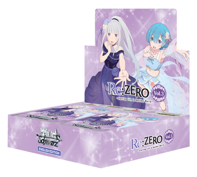 Weiss Schwarz: RE: Zero Starting Life In Another World - Vol. 3 Booster Box *Sealed*