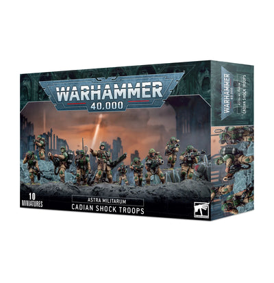Warhammer 40,000 Miniature - Astra Militarum - Cadian Shock Troops