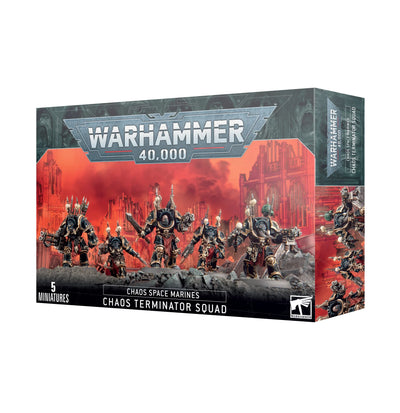 Warhammer 40,000 Miniature - Chaos Space Marines - Chaos Terminator Squad