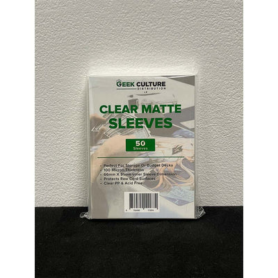 Geek Culture - Clear Matte Sleeves (50PC)