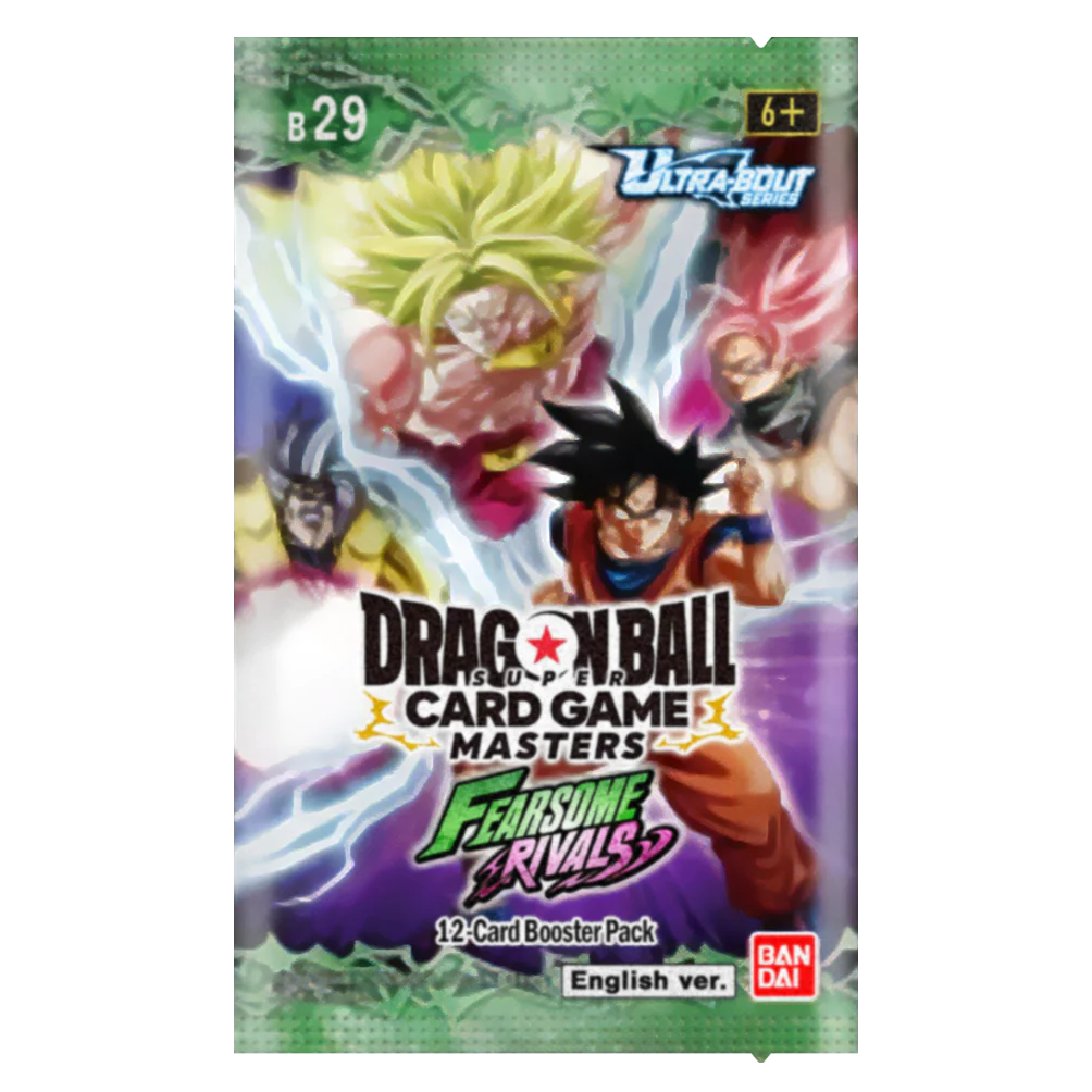 Dragon Ball Super Masters: Fearsome Rivals Booster Pack (B29) *Sealed* (PRE-ORDER, SHIPS 2ND JAN 2026)