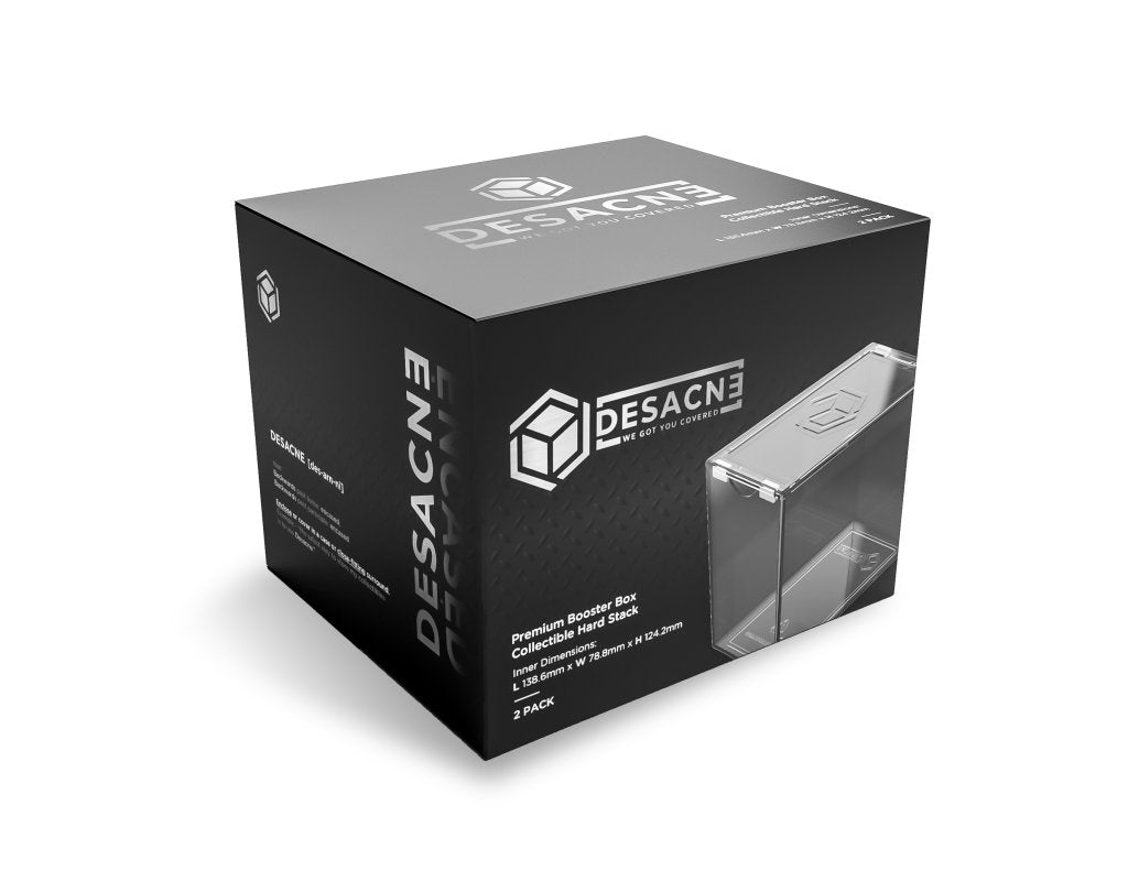 Desacne - Premium Booster Box Protector 2-PACK - Pokémon Sized