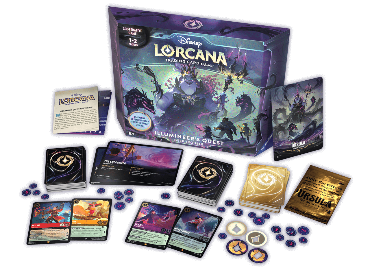 Disney Lorcana TCG: Illumineer's Quest Deep Trouble *Sealed*
