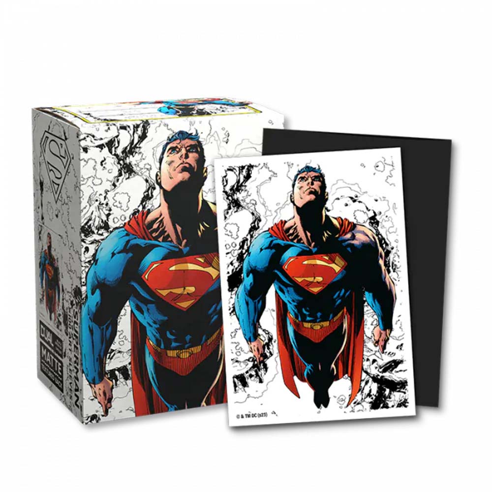 Dragonshield Sleeves - Superman Core Full (Matte Dual Art) (Standard Sized)