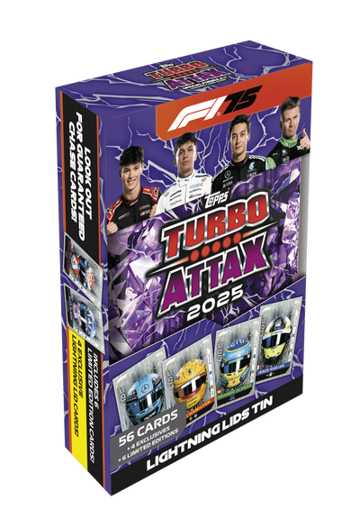2025 Turbo ATTAX Formula 1 - Mega Tin *RANDOM CHOICE*