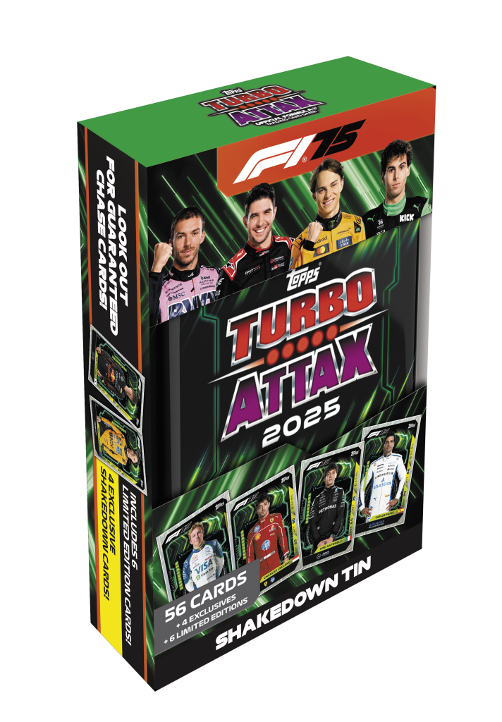 2025 Turbo ATTAX Formula 1 - Mega Tin *RANDOM CHOICE*