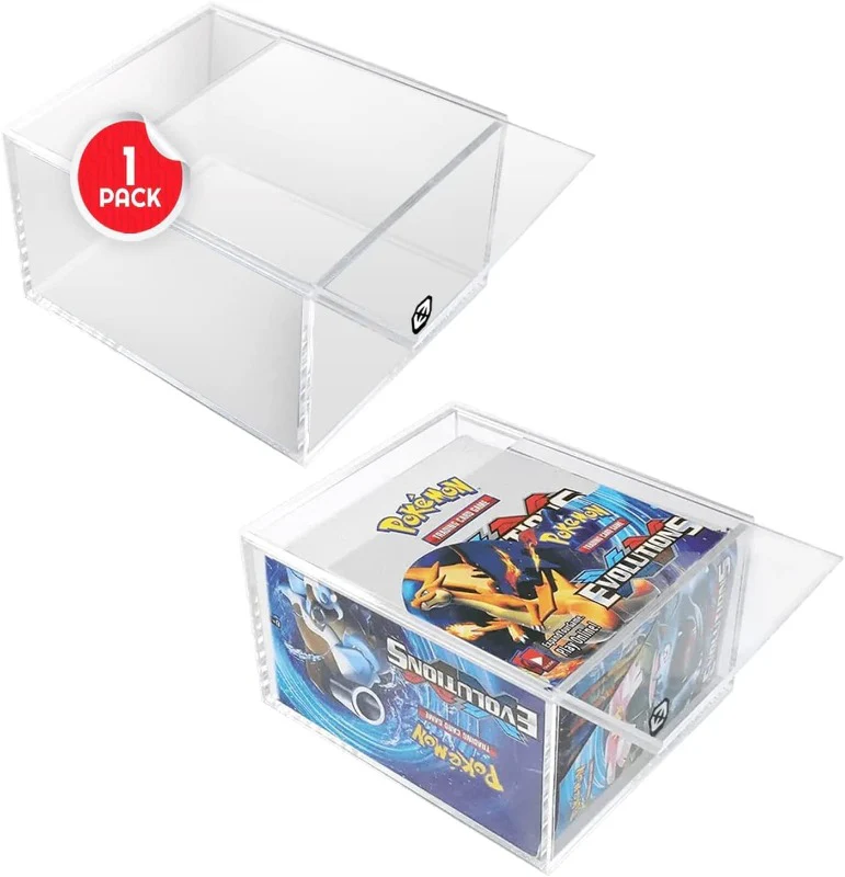 EVORETRO - Pokemon Booster Box Protective Case w/ Sliding Lid