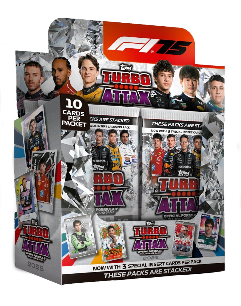 2025 Turbo ATTAX Formula 1 - Booster Box (PRE-ORDER, SHIPS LATE SEPTEMBER)
