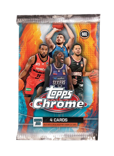 2024-25 Topps Chrome NBL Basketball Hobby Breaker Booster Pack *Sealed*
