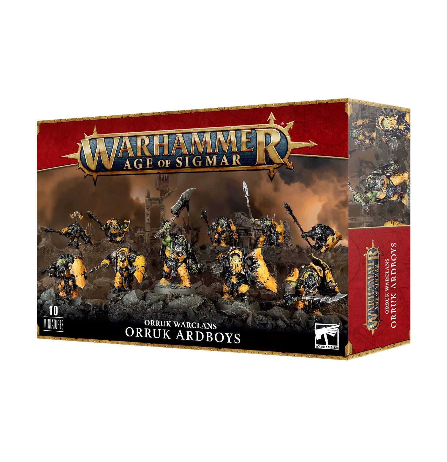 Warhammer Age of Sigmar Miniature - Orruk Warclans - Orruk Ardboys