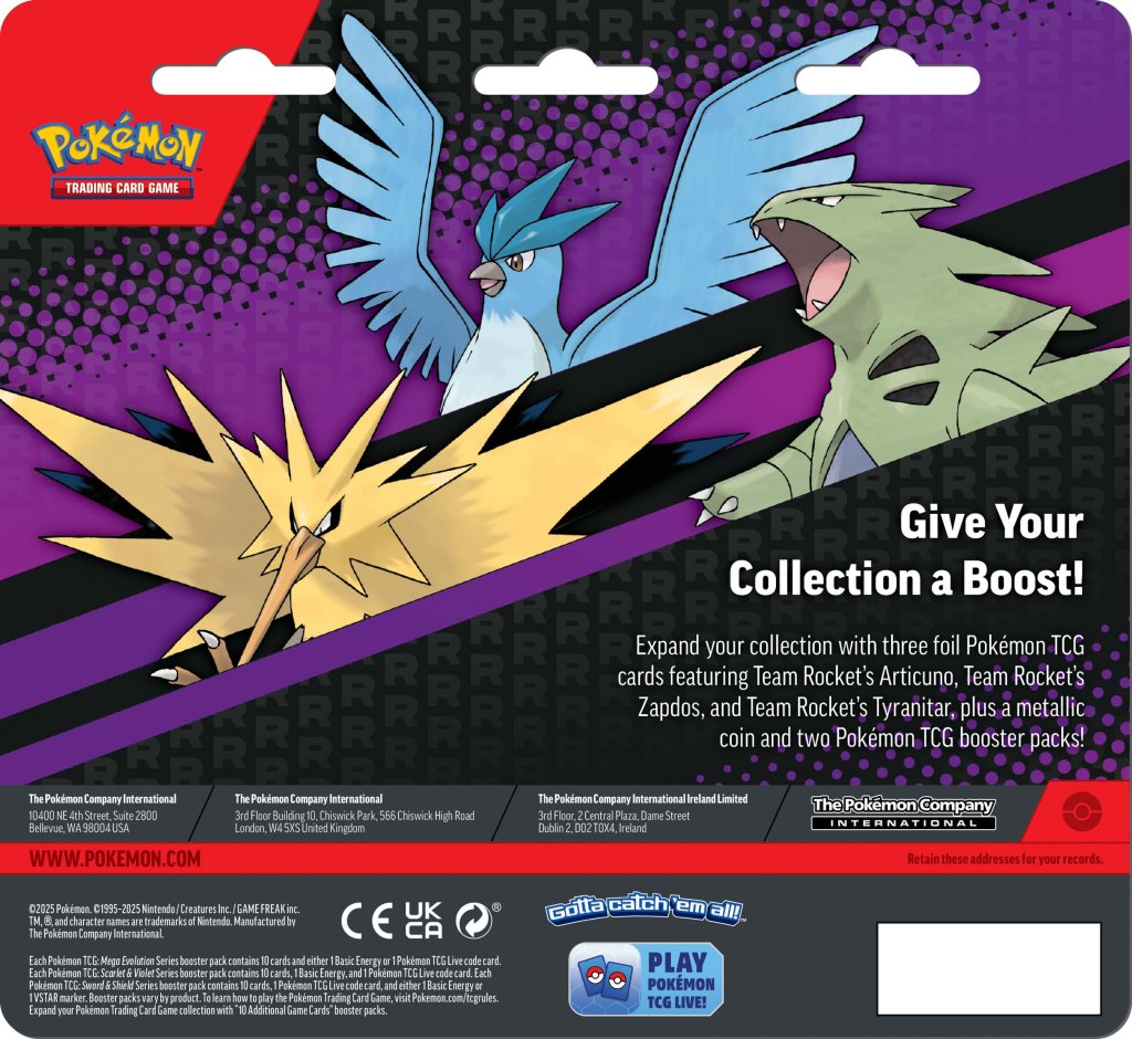 Pokemon TCG: Enhanced 2-Pack Blisters: Articuno, Tyranitar & Zapdos *Sealed*