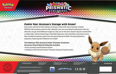 Pokemon TCG: Prismatic Evolutions Accessory Pouch *Sealed*