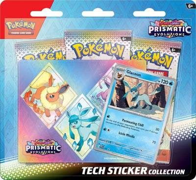 Pokemon TCG: Prismatic Evolutions Tech Sticker Collection RANDOM CHOICE *Sealed*