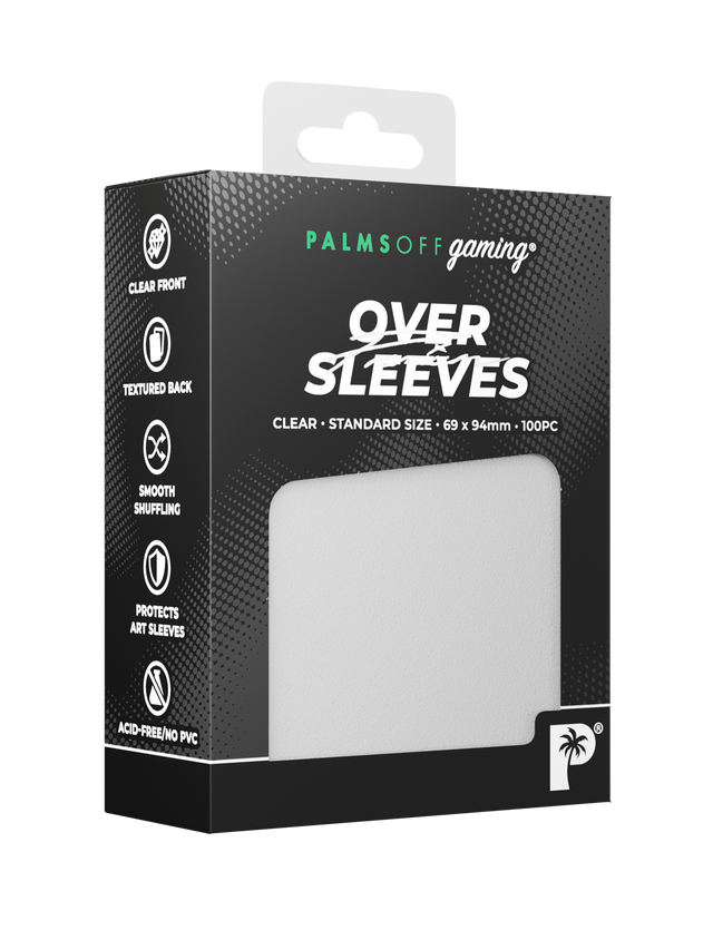 Palms Off - Premium Oversleeves (100PC) (Standard Sized) Clear