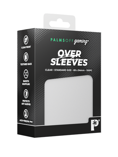Palms Off - Premium Oversleeves (100PC) (Standard Sized) Clear