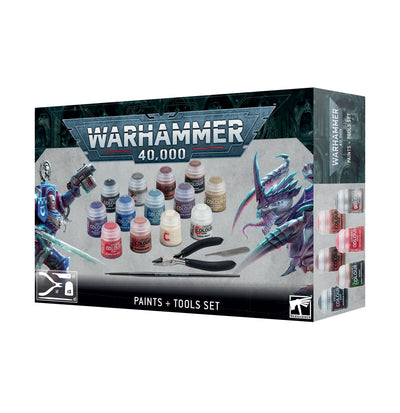 Warhammer 40,000 Miniature - Bundle Set - Paint + Tools Set
