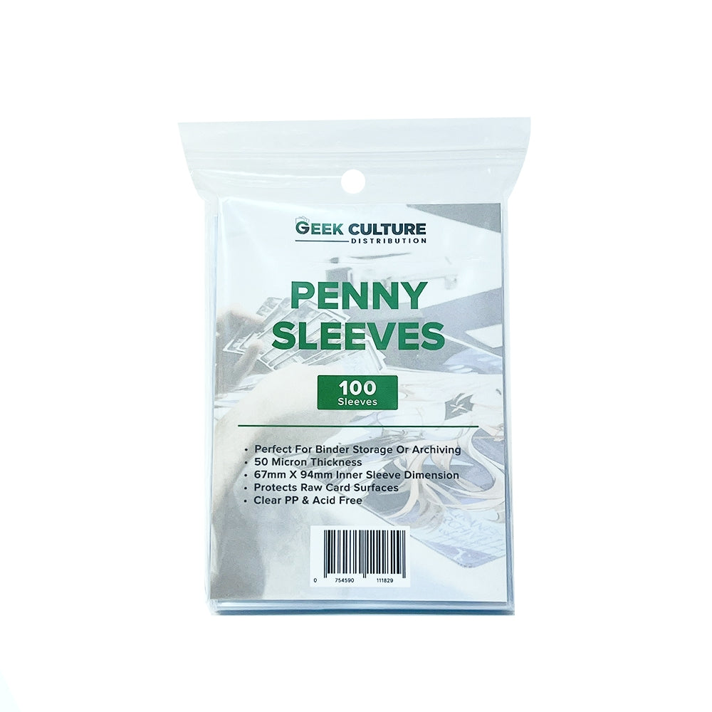Geek Culture - Penny Sleeves (100) Clear
