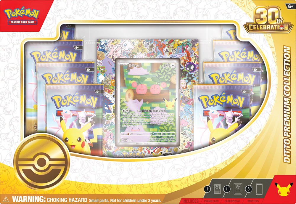 Pokemon TCG: Mega Evolution: 30th Celebration Ditto Premium Collection *Sealed* (PRE-ORDER, SHIPS NOV 6TH)