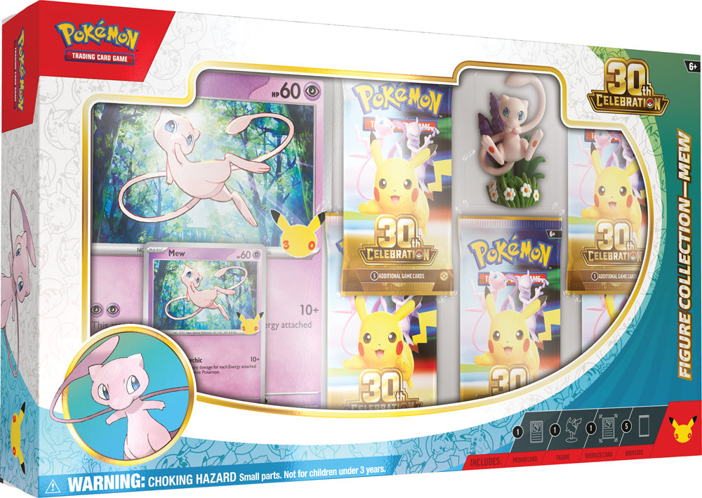Pokemon TCG: Mega Evolution: 30th Celebration Mew/Mewtwo Figure Collection *Sealed* (PRE-ORDER, SHIPS NOV 6TH)