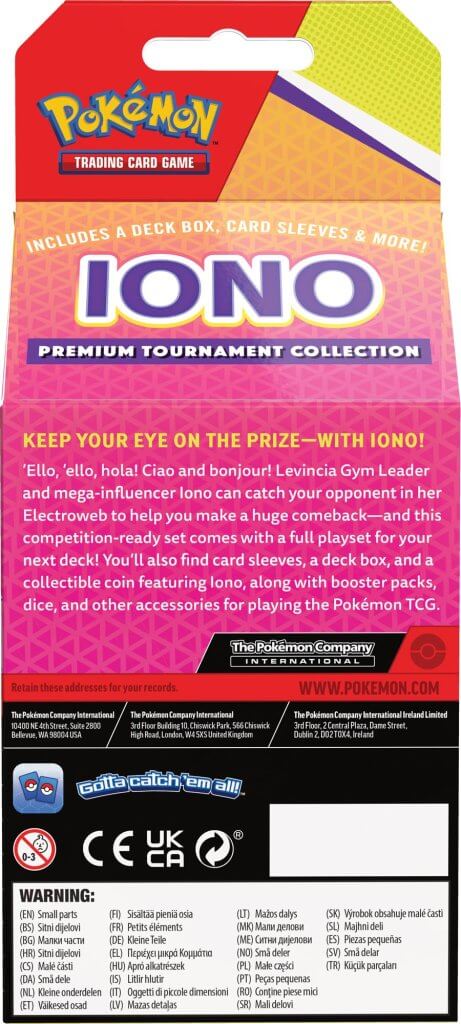 Pokemon TCG: Iono Premium Tournament Collection *Sealed*