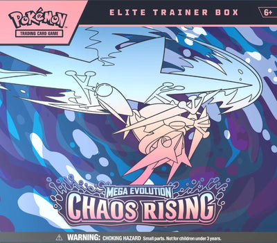 Pokemon TCG: Mega Evolution: Chaos Rising Elite Trainer Box *Sealed* (PRE-ORDER, SHIPS MAY 22ND)