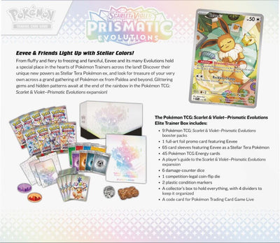 Pokemon TCG: Scarlet & Violet: Prismatic Evolutions Elite Trainer Box *Sealed*