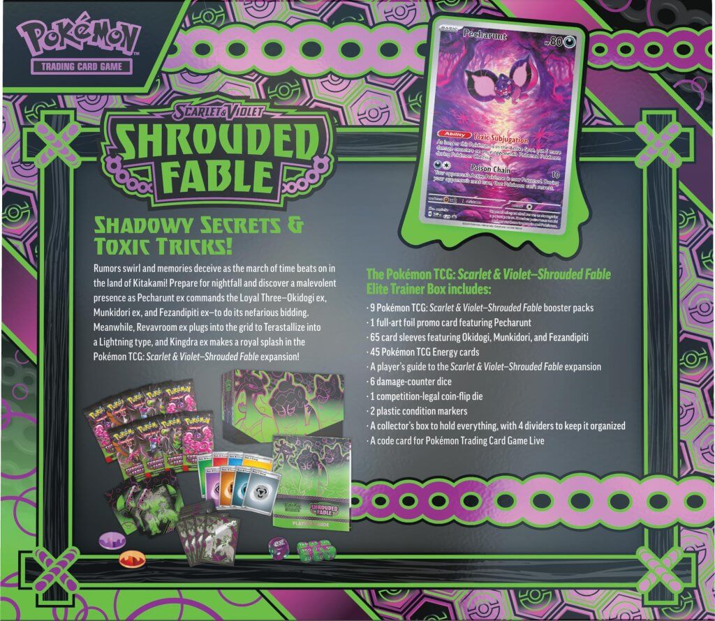 Pokemon TCG: Scarlet & Violet: Shrouded Fable Elite Trainer Box *Sealed*