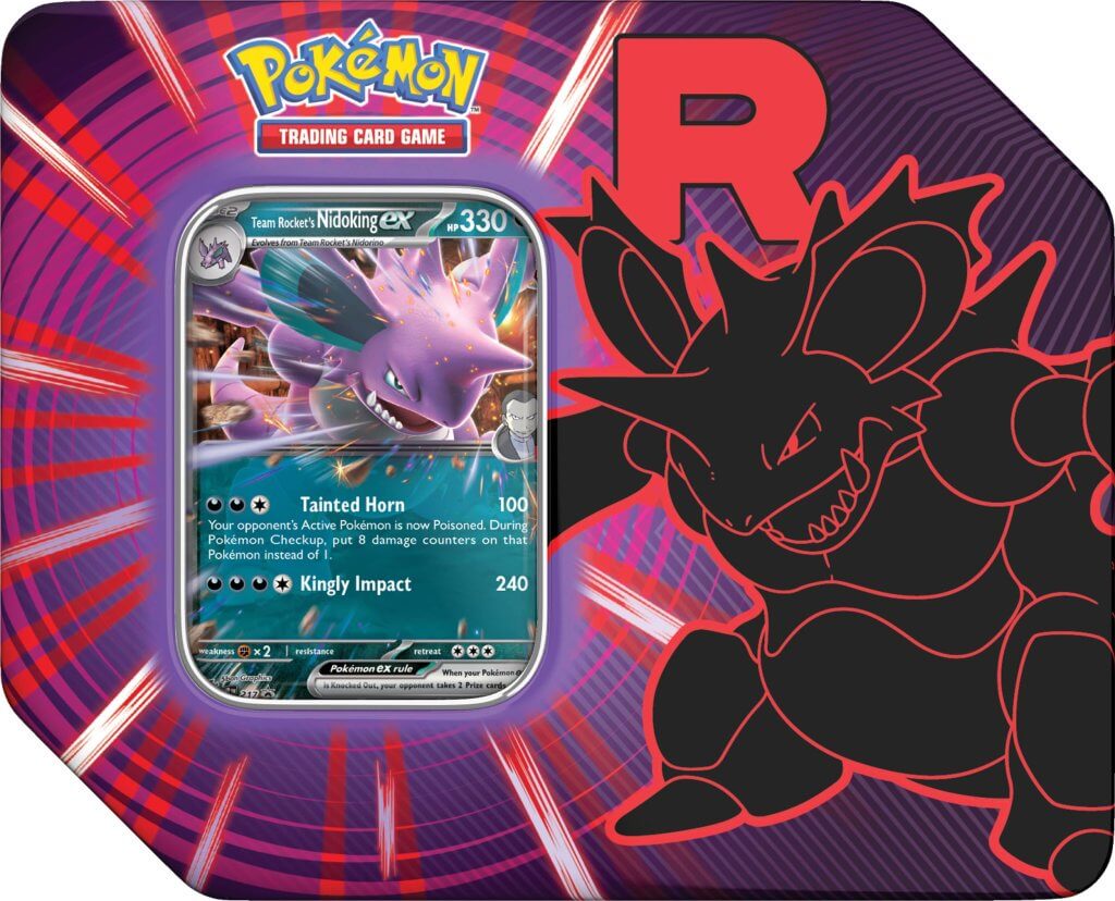Pokemon TCG: Team Rocket Tin - Assorted *Sealed*
