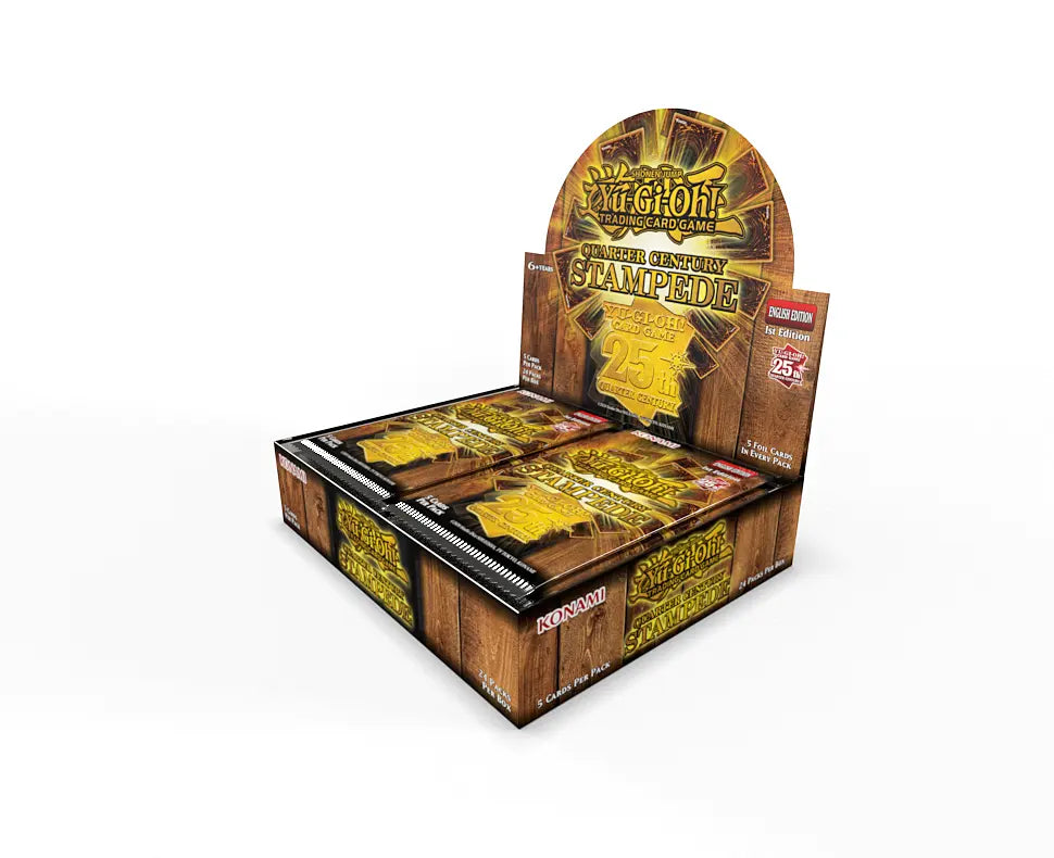 Yugioh! Booster Boxes: Quarter Century Stampede *Sealed*