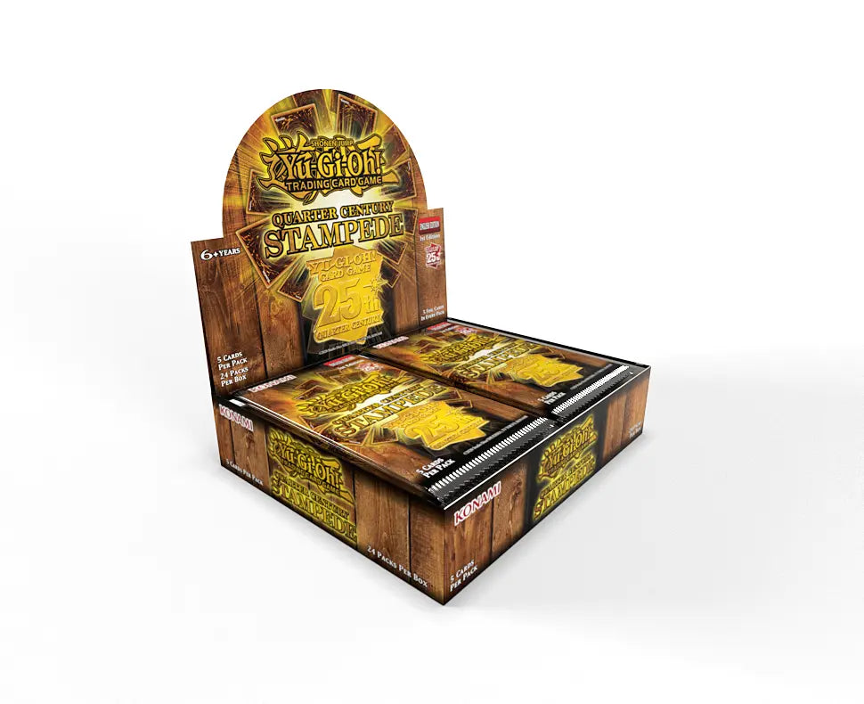 Yugioh! Booster Boxes: Quarter Century Stampede *Sealed*