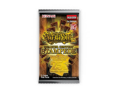 Yugioh! Booster Packs: Quarter Century Stampede *Sealed*