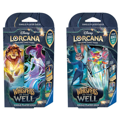 Disney Lorcana TCG: Whispers in the Well Starter Deck (S10) *Sealed* (PRE-ORDER, SHIPS NOV 14TH)