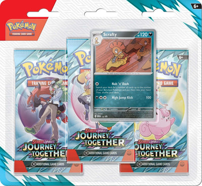 Pokemon TCG: Scarlet & Violet: Journey Together 3-Pack Booster *Sealed*