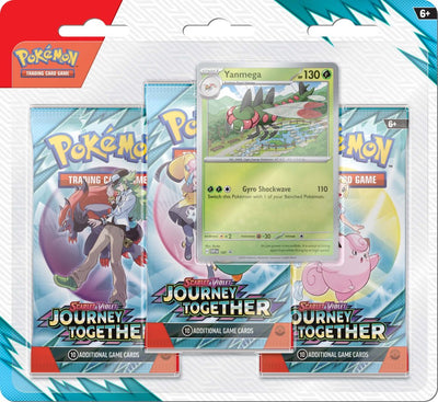 Pokemon TCG: Scarlet & Violet: Journey Together 3-Pack Booster *Sealed*